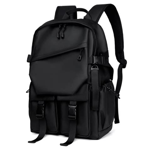 College and University Students Backpack With Laptop Compartment - Black