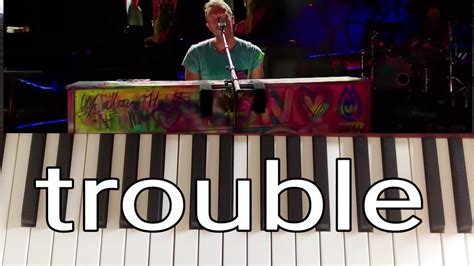 Coldplay Trouble Piano Solo Youtube