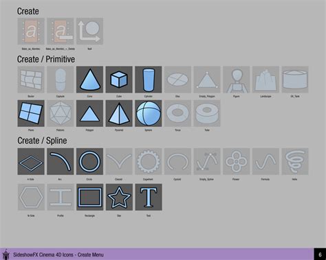 Cinema 4d Shortcut Icons Essential Collection — Sideshowfx