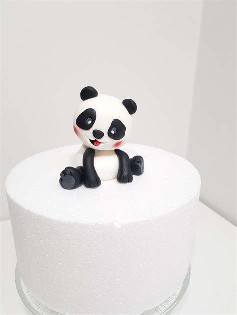 Cute Baby Panda Decorated Cake By Sara Luz Cakesdecor