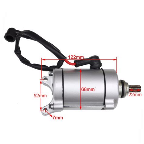 TDPRO 9 Teeth Motorcycle Engine Electric Starter Motor New For HX250