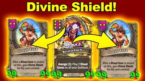 Ultra Divine Shield Quilboars Build Christian Hearthstone