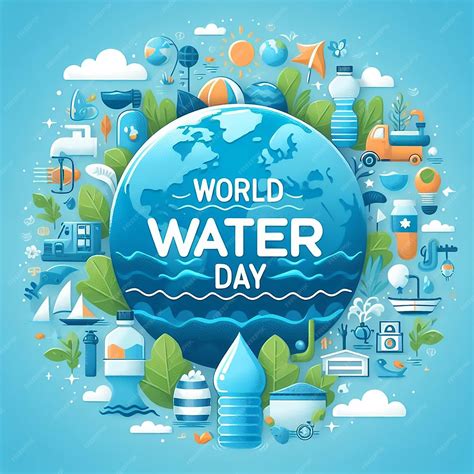 Premium Photo | Illustration of Water Conservation Concept WorldWaterDay