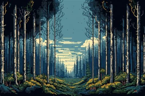 86,000+ Pixel Art Forest Background Pictures