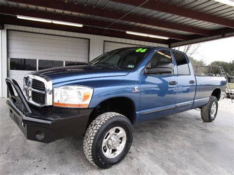 2006 Dodge Ram 2500 Quad Cab Long Bed 5 9l Cummins Diesel Automatic 4x4 Slt