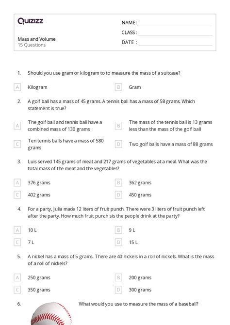 50 Volume Worksheets For 3rd Grade On Quizizz Free And Printable