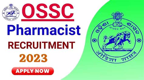 Ossc Pharmacist Recruitment Notification Out Enijukti In