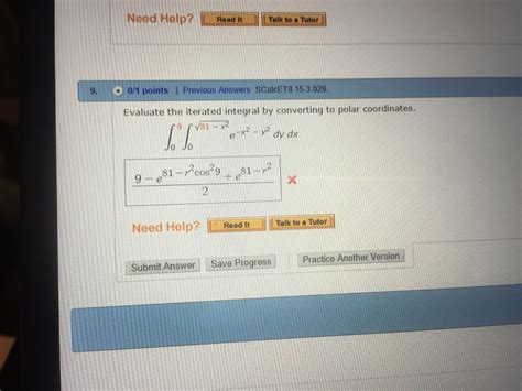 Solved Read It Talk To A Tutor 9 0 1 Points Previous Answers Chegg