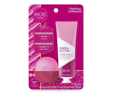 Eos Pomegranate Punch Sphere Lip Balm And Pomegranate Raspberry Shea Better Hand Cream Holiday