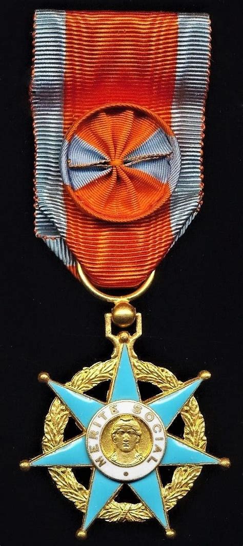 Aberdeen Medals France Order Of Social Merit Ordre Du M Rite Social