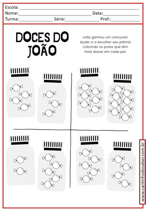 Atividades De Matem Tica Para Educa O Infantil E Ens Fundamental