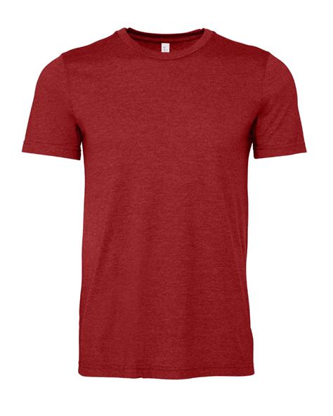 Bella Canvas Unisex Cvc Jersey Tee 3001cvc Heather Canvas Red