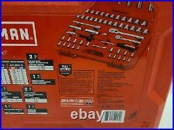 CRAFTSMAN 105 Piece SAE Metric Mechanics Tool Set Socket Wrench 1 4 In