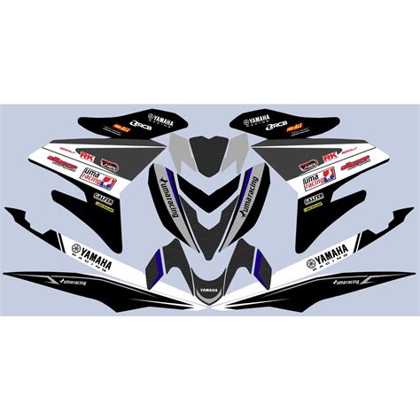 Sniper 150 Decals Laminated High Quality Sticker Black Shopee Philippines