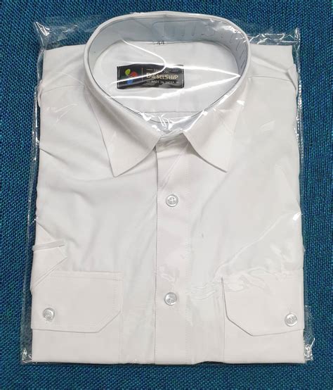 MERCHANT NAVY UNIFORM WHITE SHIRT FULL SLEEVE