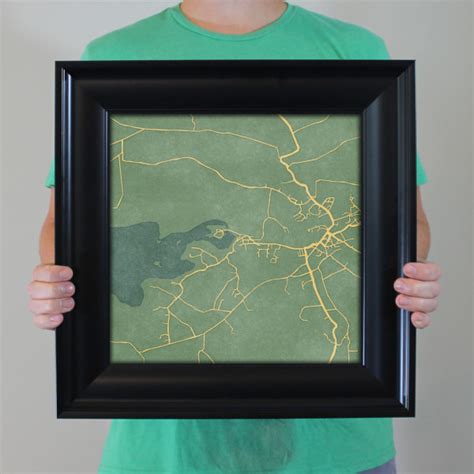 Westport, Ireland Map Art - City Prints