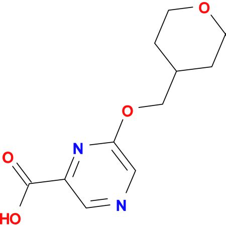 Tetrahydro H Pyran Yl Methoxy Pyrazine Carboxylic Acid