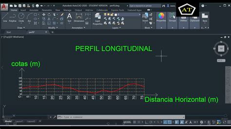 Perfil longitudinal en AutoCAD de una nivelación YouTube