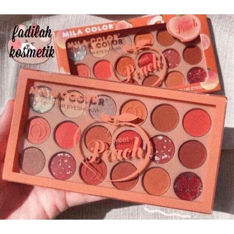 Jual Mila Color Eyeshadow Besar Isi 18 Warna Shopee Indonesia