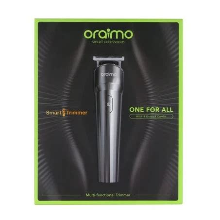 Oraimo Smart Trimmer Multi Functional Hair Clipper With Guided Combs