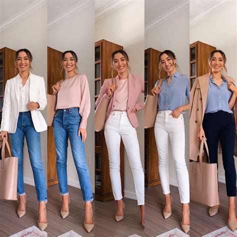 5 Business Casual Outfits For Spring Life With Jazz Work Outfits