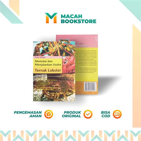 Jual BUKU CARA SUKSES MEMULAI DAN MENJALANKAN USAHA TERNAK LOBSTER