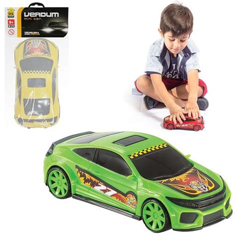 Carro Verdum Mini Car Roda Livre Colors Na Solapa BS TOYS Carrinho