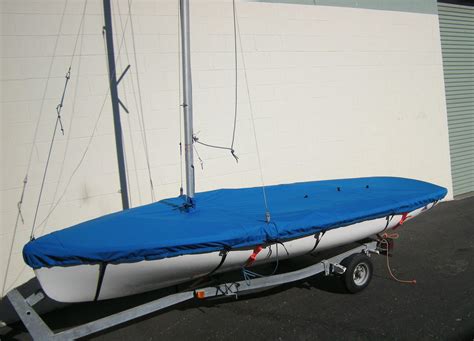 Buccaneer 18 Sailboat Mast Up Flat Cover Slo Sail And Canvas