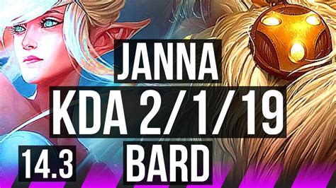 Janna Varus Vs Bard Jhin Sup Games Euw Master