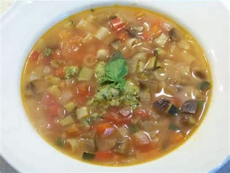 Minestrone La Soupe De L Gumes Au Pesto La Recette