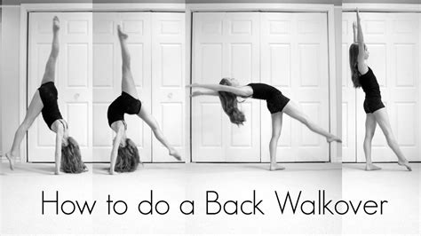 How to do a Back Walkover - YouTube