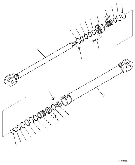 Loading Shovel Boom And Arm Arm Cylinder L H Pc