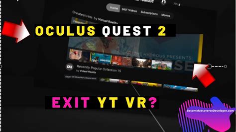 How To Exit Youtube VR On Oculus Quest 2 ANSWERED VR Headsets Ep13