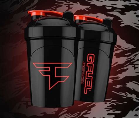 G Fuel Faze Black Friday V2 Shaker Cup 16oz Limited Edition Gfuel X