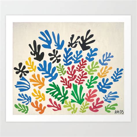 Leaf Cutouts By Henri Matisse Art Print Henri Matisse Matisse