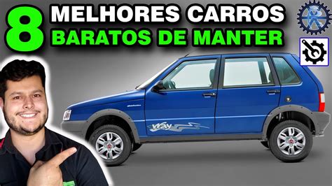 8 CARROS DE MANUTENÇÃO MAIS BARATA YouTube