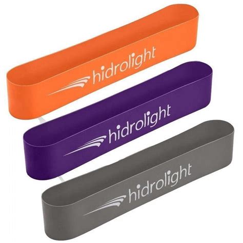 Kit Faixas El Sticas Mini Band Hidrolight Intensidades Centauro