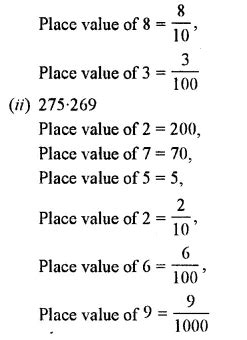 Rs Aggarwal Class Solutions Chapter Decimals Ex A Ncert Mcq