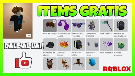 15 Items Gratis En Roblox Objetos Gratis Roblox