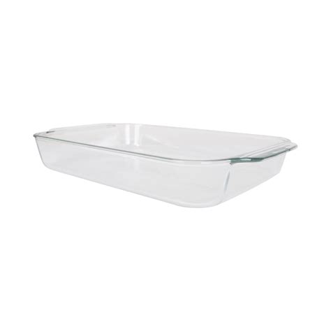 Large Pyrex 233 Bakeware - 3qt Clear Glass Oblong Baking Casserole Dish - Walmart.com