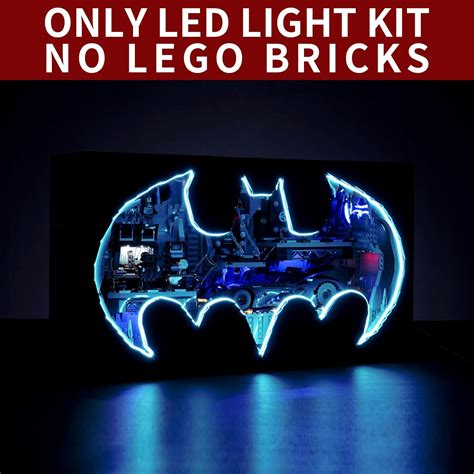 Bourvill Kit De Luz Led Para Lego Batcueva Shadow Box