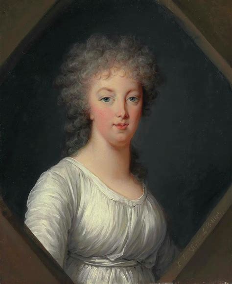 Portrait Of Marie Antoinette Painting By Elisabeth Louise Vigee Le Brun