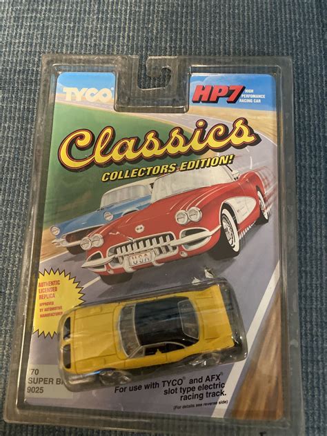 New Tyco Hp Slot Car Plymouth Super Bird Yellow Muscle Car