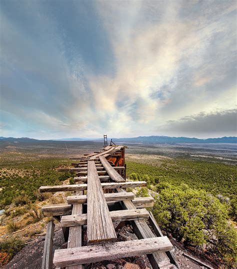 Ore Trestle View Nevada Photograph By Leland D Howard Fine Art America