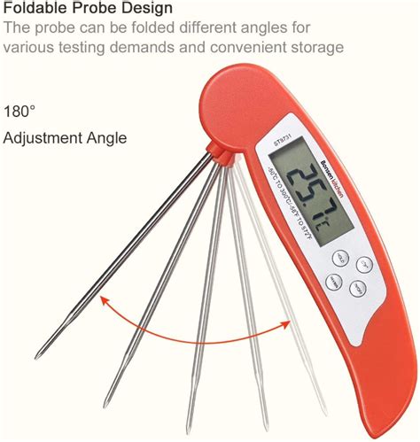 Bonsenkitchen Digital Thermometer Instant Read Meat Themometer For