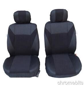 FRONT BLACK FABRIC SEAT COVERS OPEL VAUXHALL CORSA C D MERIVA ASTRA G H ...