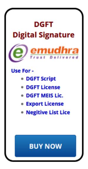 Dgft Digital Signature Certificate At Best Price In New Delhi Id