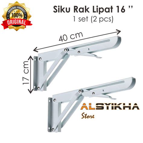 Jual Siku Lipat Fold Bracket Siku Meja Lipat 16 Inch 40 Cm Kota