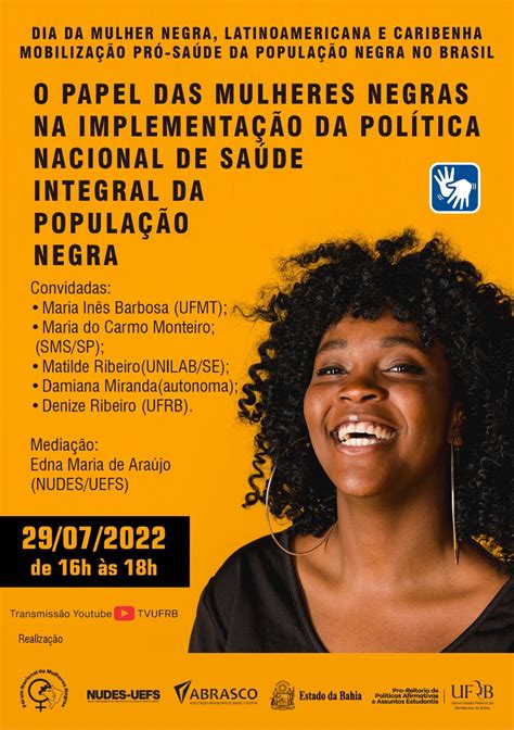 MOBILIZAÇÃO PRÓ SAÚDE DA POPULAÇÃO NEGRA NO BRASIL DIA DA MULHER NEGRA