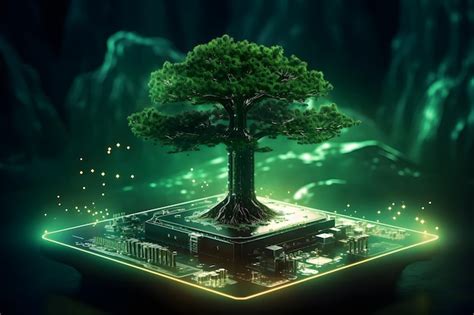 Premium Photo Fantasy Tree Artwork World Tree Tree Illustration